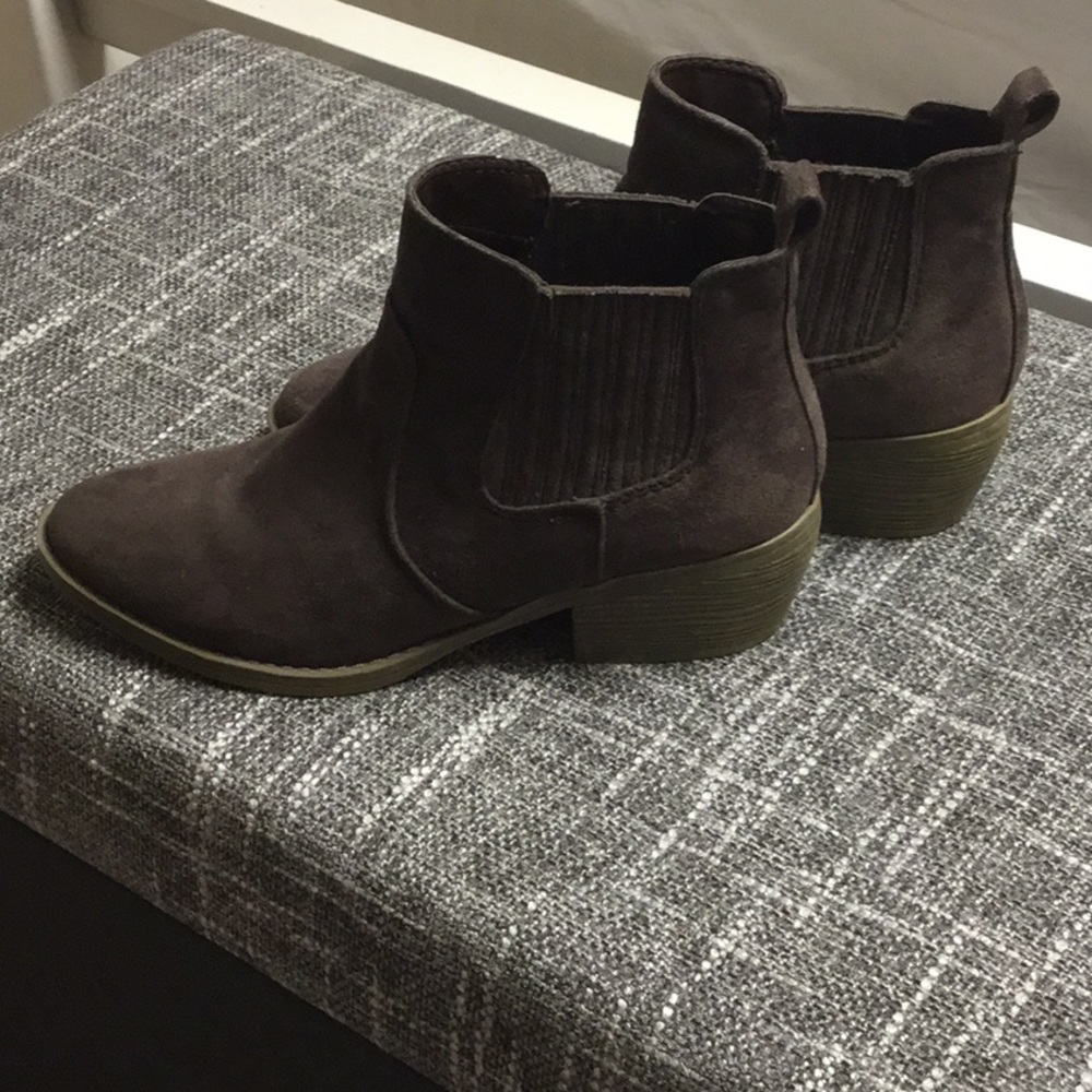 Suede Booties